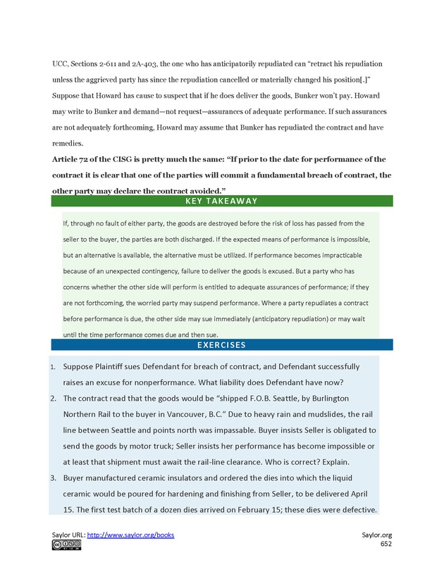 Business Law and the Legal Environment - Page 652